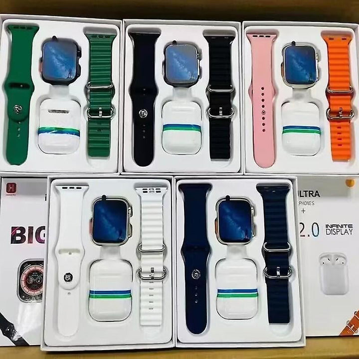 Reloj Inteligente i8 Ultra Big 2.0 + Auriculares ⌚