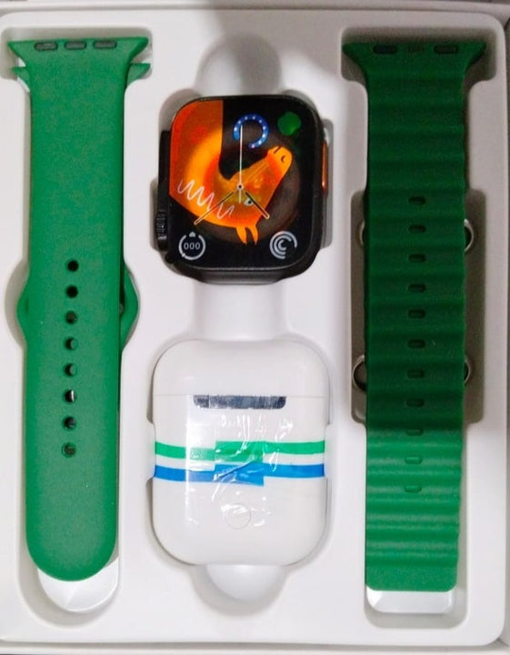 Reloj Inteligente i8 Ultra Big 2.0 + Auriculares ⌚