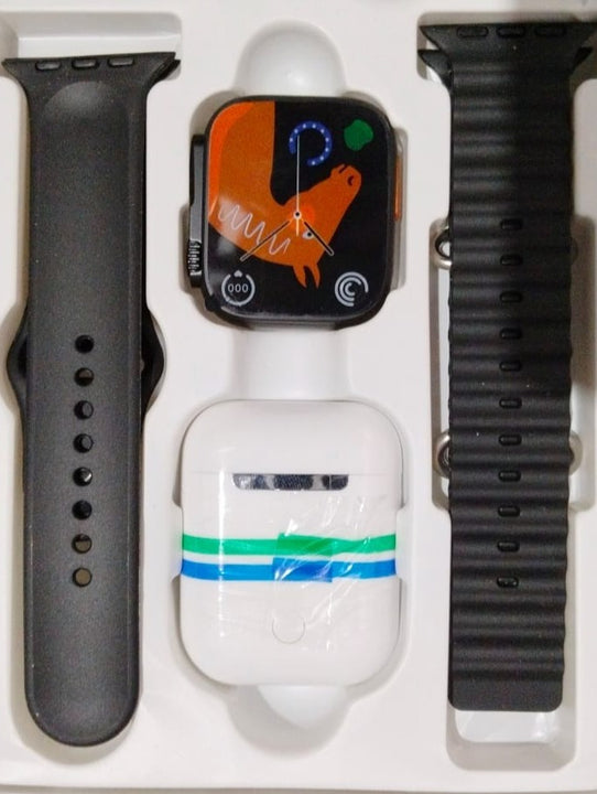 Reloj Inteligente i8 Ultra Big 2.0 + Auriculares ⌚