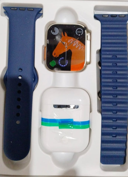 Reloj Inteligente i8 Ultra Big 2.0 + Auriculares ⌚