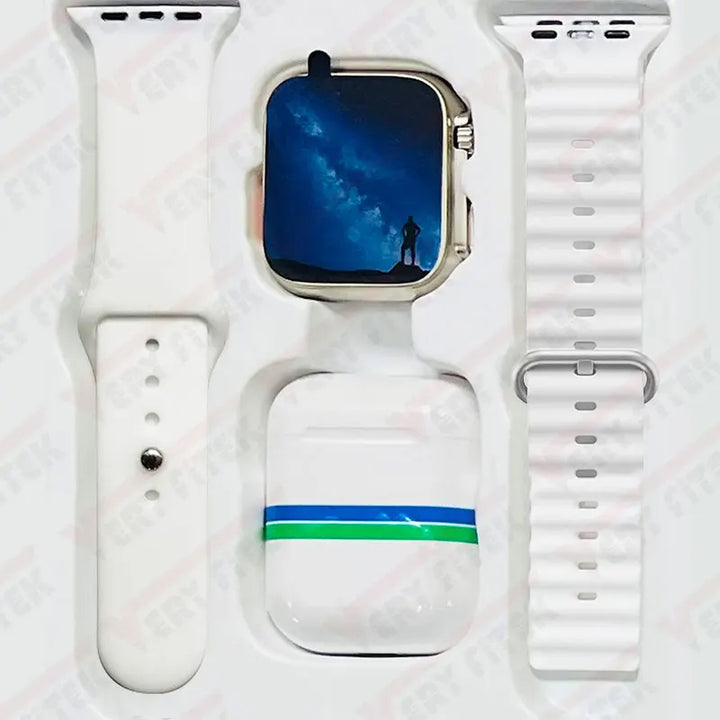 Reloj Inteligente i8 Ultra Big 2.0 + Auriculares ⌚